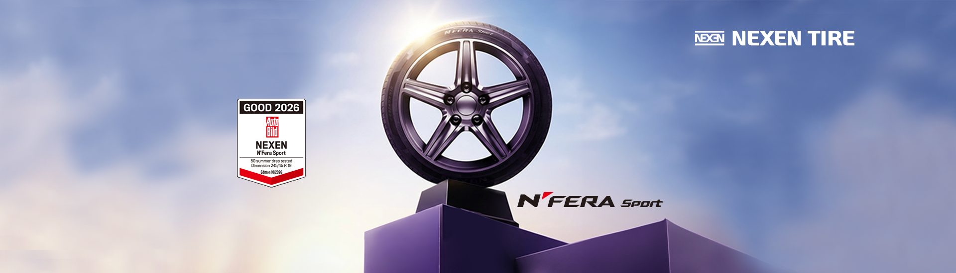 Nexen N’FERA Sport uzyskała ocenę „Dobry” w letnim teście opon AUTO BILD 2026
