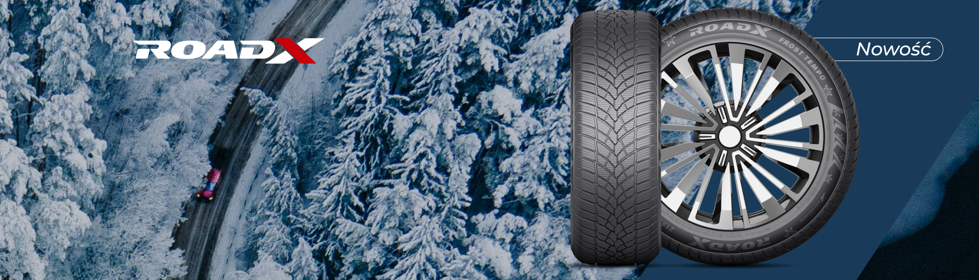 Nowa opona zimowa RoadX Frost Tempo – Pewna kontrola na śniegu
